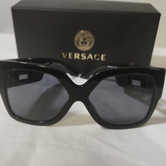 Versace *AUTHENTIC Greca Aviator Sunglasses main image 4